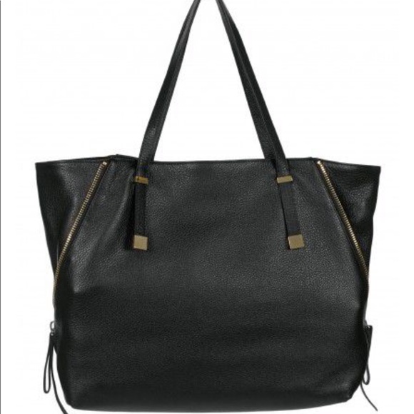 Joie Handbags - Joie Edie leather tote black